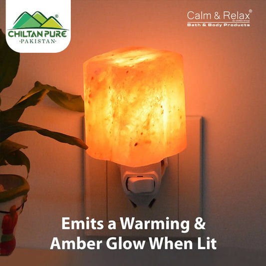 Attractive Cube Shape Nightlight Salt Lamp / with Direct Plug