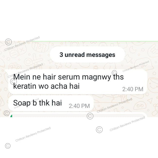 Keratin Hair Serum – Anti-Frizz, Damage Repair, Boost Hair Growth, Makes Hair Glossy & Strong 50ml