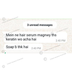 Keratin Hair Serum – Anti-Frizz, Damage Repair, Boost Hair Growth, Makes Hair Glossy & Strong 50ml