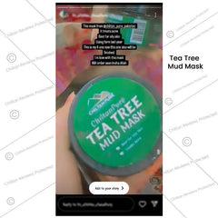 Tea Tree Mud Mask – Relaxing, Detoxifying, Refines Skin Pores, Protective Against Sun Damage