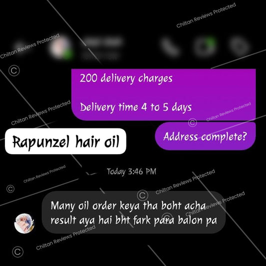 Rapunzel Hair Oil - Combinations of Different Herbal Oils, Prevents From Dandruff & Hair Fall, Improves Hair Growth & Promotes Shiny, Strong Hair,,♀️👩 Women's First Choice