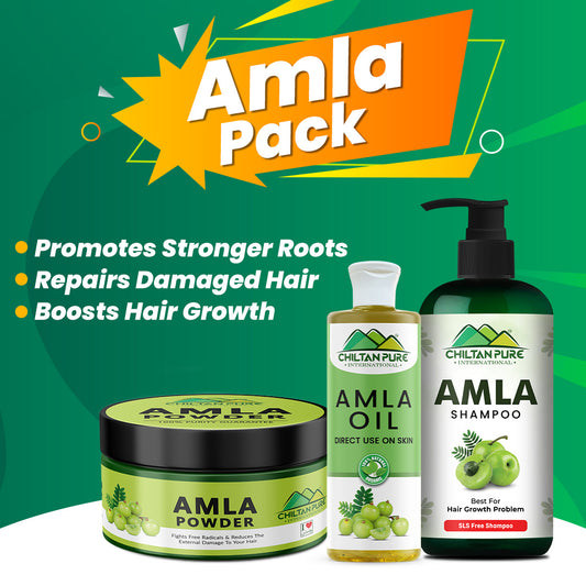 Amla Pack-Repairs Damaged Hair, Promotes Stronger Roots & Hair Growth