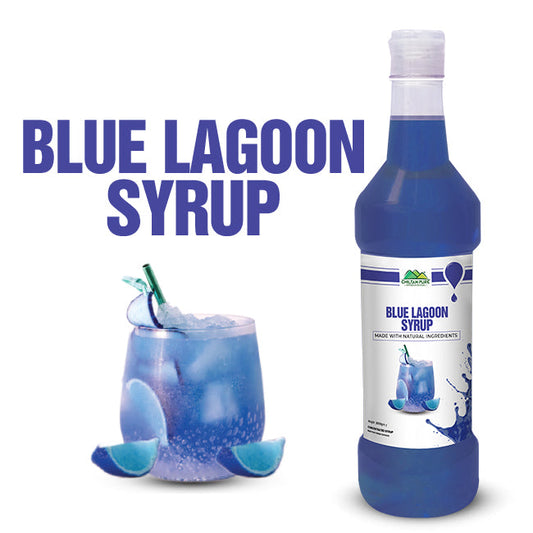 Blue Lagoon Syrup – Sweet & Citrusy Blend for Refreshing Cocktails & Mocktails