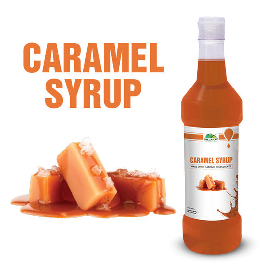 Caramel Syrup – Rich, Creamy & Buttery Sweetness for Coffee, Shakes & Desserts