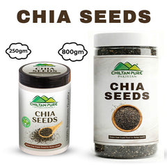 ChiltanPure chia seeds jar front view
