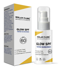 Glow SPF - Tinted Sunscreen-Broad Spectrum Sunscreen, SPF 60, Ideal for all Skin Types