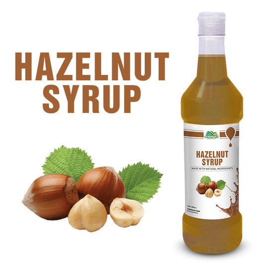 Hazelnut Syrup – Rich, Buttery & Nutty Sweetness for Coffee, Desserts & Beverages