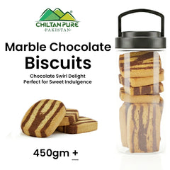 Marble Chocolate Biscuit / Marble Chocolate Cookies / Made With Organic Desi Butter, Bakery Biscuit