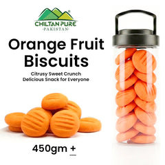 Orange Biscuit / Orange Cookies / Made With Organic Desi Butter, Bakery Biscuit