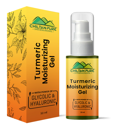 Turmeric Moisturizing Gel – Activated with Hyaluronic, Glycolic Acid & Remove Impurities