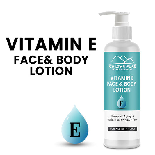 Vitamin-E Lotion - Used as a Moisturizer To Treat or Prevent Dry, Rough, Scaly, Itchy Skin Minor Skin Irritations (e.g., Diaper rash, Skin Burns From Radiation Therapy)