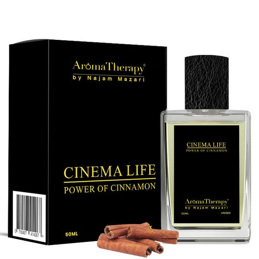 Cinema Life Natural Perfume - Embrace the Warmth of Cinnamon and Nature (Blend of Mont Blanc & Aventus creed)