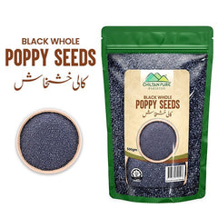 Black Whole Poppy Seeds (Khashkhash) — کالی ثابت خشخاش, ChiltanPure