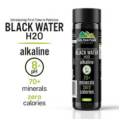 Black Water (DRINK) H₂O / Alkaline Water 8+ph / 70+ Minerals / Zero Calories