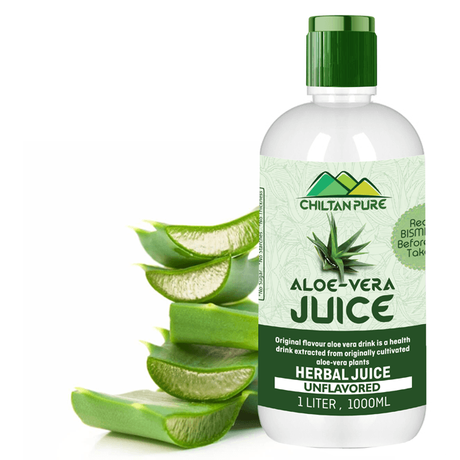 ChiltanPure aloe vera juice unflavoured 1000ml bottle Pakistan