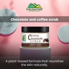 Chocolate Face & Body Scrub – Exfoliates & Energizes Skin, Reduces Pore Size, Gives Skin Firmness, For All Skin Types - Mamasjan