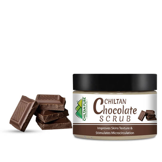 Chocolate Face & Body Scrub – Exfoliates & Energizes Skin, Reduces Pore Size, Gives Skin Firmness, For All Skin Types - Mamasjan