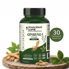 Ginseng Capsule 100% Natural Shatavari Tablets 30 Per Bottle 500mg - ChiltanPure