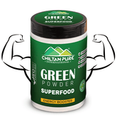 Green Powder – Contains vitamin C & K, Boosts your metabolism, Improves energy levels & heart health – 100% pure organic 140g - ChiltanPure