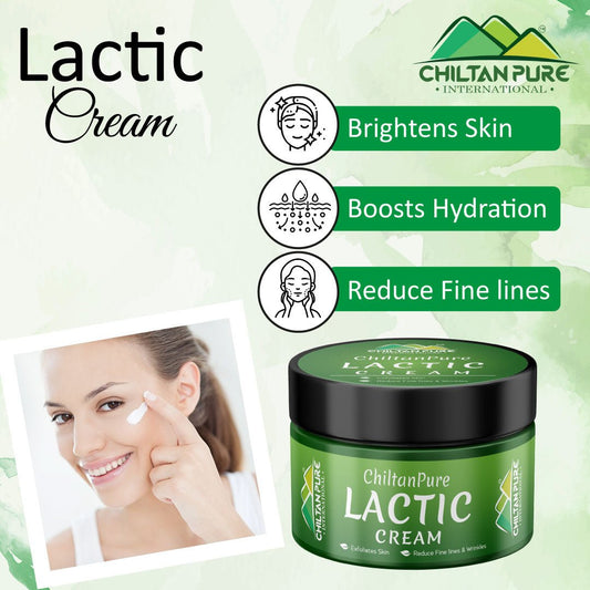 Lactic Cream – Natural Exfoliant, Brightens Skin, Promotes Collagen Production, Fades Fine Lines & Wrinkles - Mamasjan