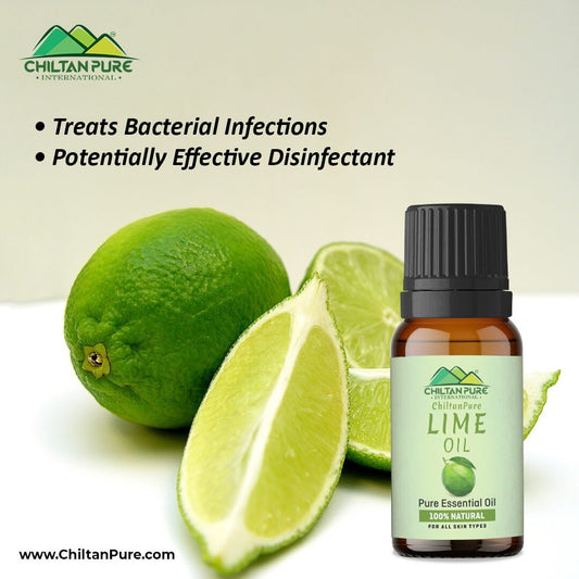 Lime Essential Oil – Natural Antiseptic, Promotes Blood Coagulation, Treats Bacterial Infections & Prevent Signs of Aging - Mamasjan
