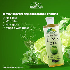 Lime Infused Oil - Promotes Blood Coagulation, Prevents Viral Infections & Potentially Effective Disinfectant - ChiltanPure