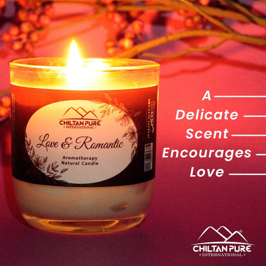Love & Romantic Aromatherapy Candle - Light up Your Romantic Moments!! - ChiltanPure