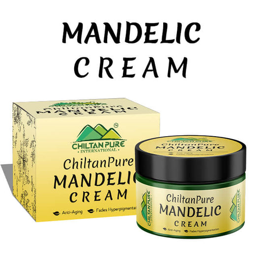 Mandelic Cream - Anti-Aging, Brightens Skin, Acts as Natural Exfoliant & Reduce Hyperpigmentation - Mamasjan