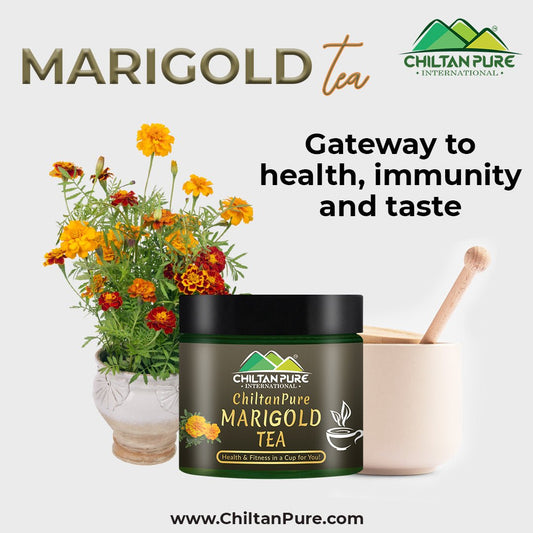 Marigold Tea - Relieve Menstrual Cramps, Supports Oral Health & Improves Skin Health - ChiltanPure