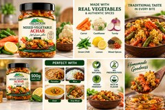 Mixed Vegetable Achar / Pickle | Punjabi Achar - ChiltanPure