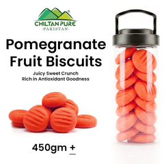 Pomegranate Fruit Biscuit / Pomegranate Fruit Cookies / Made With Organic Desi Butter, Bakery Biscuit