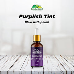Purplish Lip & Cheek Tint - Smudge-proof, long-wear gives a glow to the face and a natural finish product - 100% Organic lip stain - Mamasjan