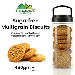 Sugar Free Multigrain Biscuit / Sugar Free Multigrain Cookies / Made With Organic Desi Butter, Bakery Biscuit