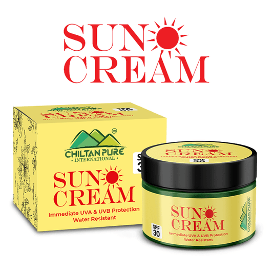 SunBlock Cream – Never let your skin look dull again, Reduces the risk of skin cancer, Protect the skin from sun burn, limit the area of sunspots – 100% pure organic - Mamasjan