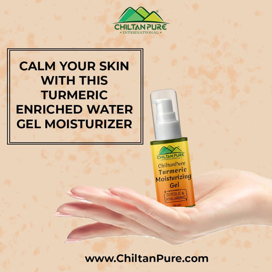 Turmeric Moisturizing Gel – Activated with Hyaluronic, Glycolic Acid & Remove Impurities - Mamasjan
