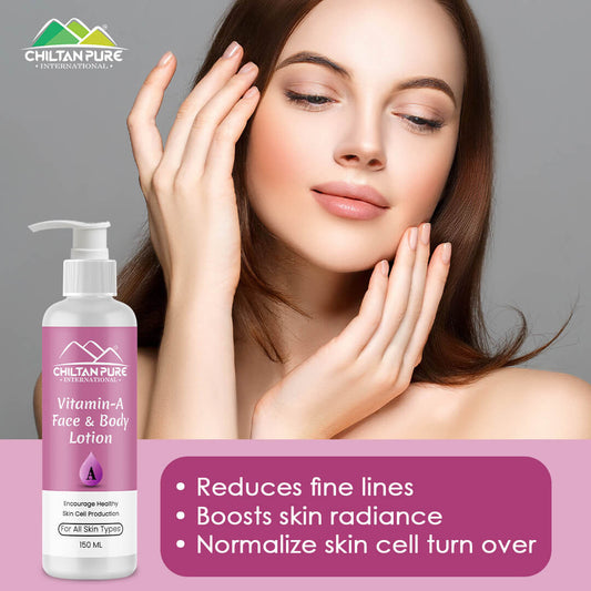 Vitamin-A Lotion - Contains Anti-inflammatory Properties - Helps To Regulate Skin Cells, Reduces Clogged Pores, Stimulates Collagen Production, Reduces The Appearance Of Fine Lines & Wrinkles - Mamasjan