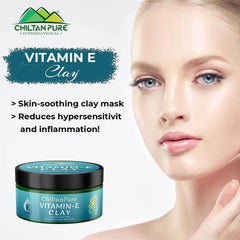 Vitamin E Clay - An Effective Natural Barrier to the Sun - Remove Impurities, Good for skin Hydration, Save skin from free radicals, Prevent Wrinkles from Face - Mamasjan
