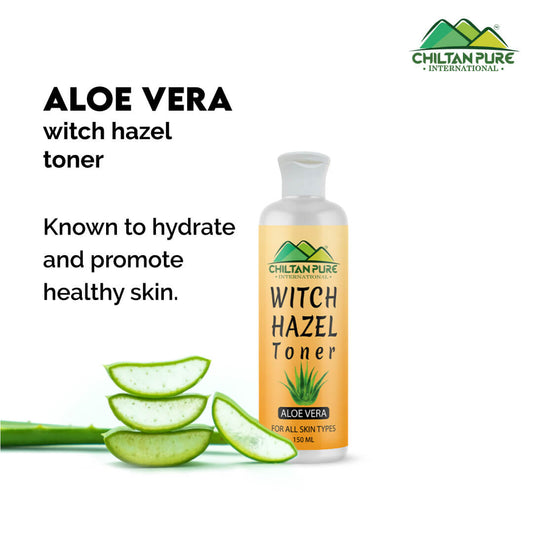 Witch Hazel Toner with Aloe Vera – Astringent Properties of Aloe Vera, Minimizes Pores, Soothes Skin for A Fresh, Clear Complexion - Mamasjan