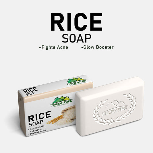 Rice Soap - Purifies Skin, Anti-Aging, Unclog Pores
