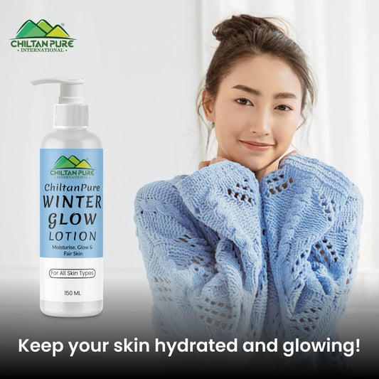 Winter Glow Lotion – Instantly Hydrates Skin, Makes Skin Soft, Supple & Brighten, Quickly Absorbed Into Skin - Mamasjan