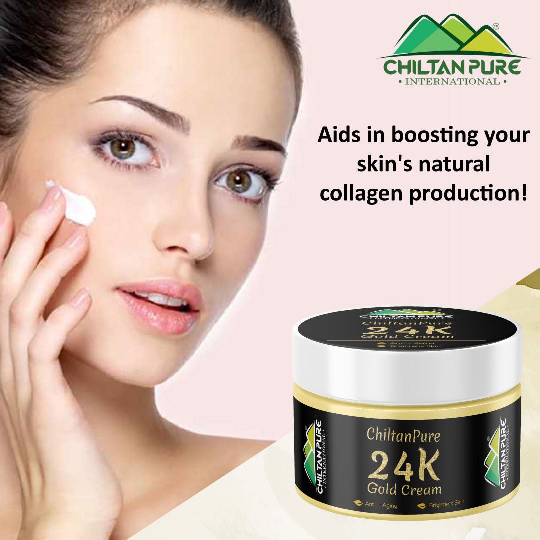 24K Gold Cream – Boosts Hydration, Anti-Aging, Improves Skin’s Elasticity & Enhances Skin’s Youthful Glow - Mamasjan