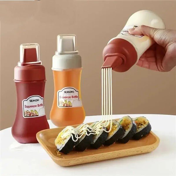 4 Hole Squeeze Sauce Bottle - ChiltanPure
