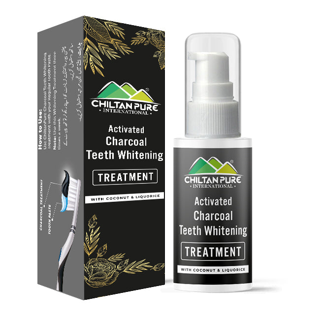 ChiltanPure Activated Charcoal Teeth Whitening Treatment 50ml Pakistan