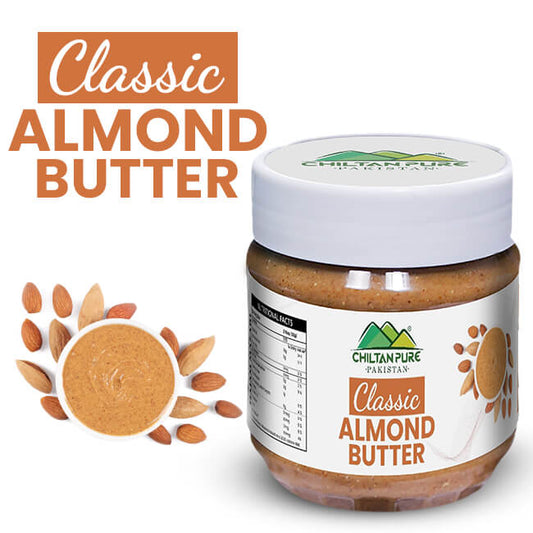 Almond Butter - Classic - Nutty, Buttery, Creamy & An Organic Delight Packed with Nutrients