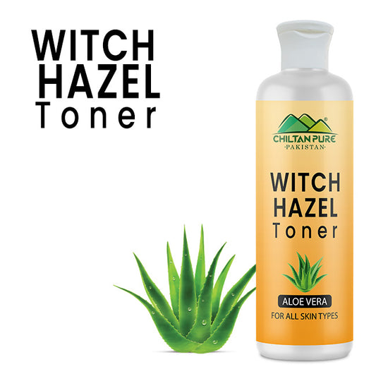 Witch Hazel Toner with Aloe Vera – Astringent Properties of Aloe Vera, Minimizes Pores, Soothes Skin for A Fresh, Clear Complexion