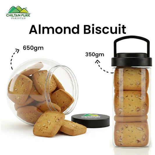 Almond Biscuit Cookies / Made With Organic Desi Butter, Bakery Biscuit