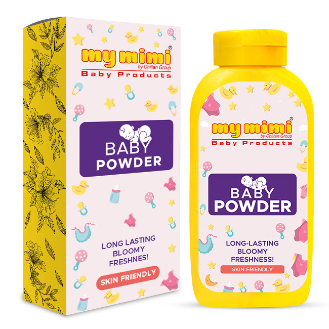Baby & Kids Powder - Long Lasting Bloomy Freshness, Skin-Friendly, Pre ...