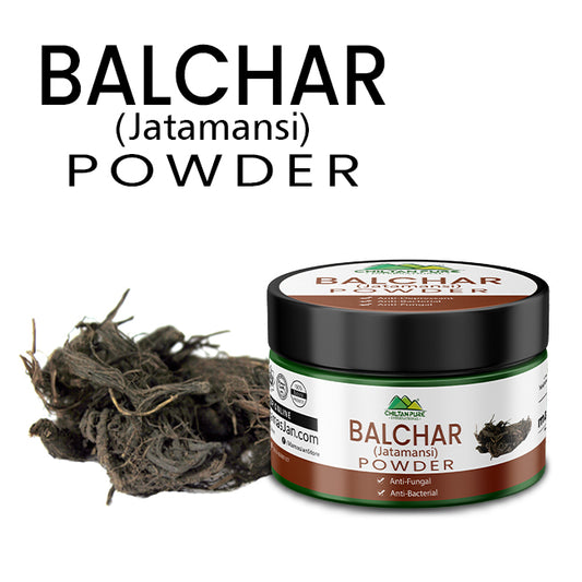 Balchar (Jatamansi) Powder – Stress Buster, Effective for Alopecia, Improves Learning & Memory Ability 50gm