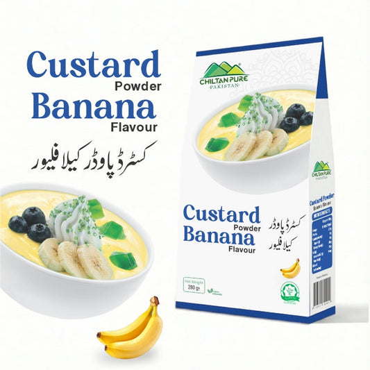 Custard Powder Banana / کسٹرڈ پاؤڈر کیلا / Gross Weight 285gm±