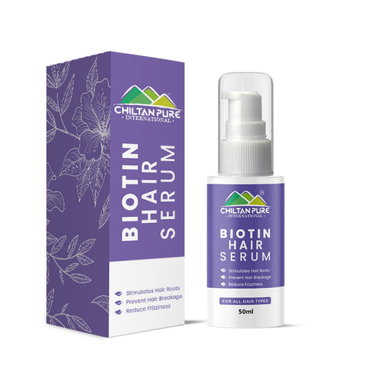 Biotin Hair Serum - Your Secret to Voluminous , Shiny , and Smooth Hair - Say Goodbye to Hair Fall and Baldness